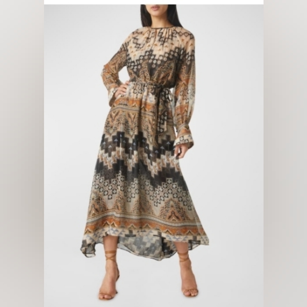Misa Paloma Dress in Alhambra Mosaic SZ XS NWT